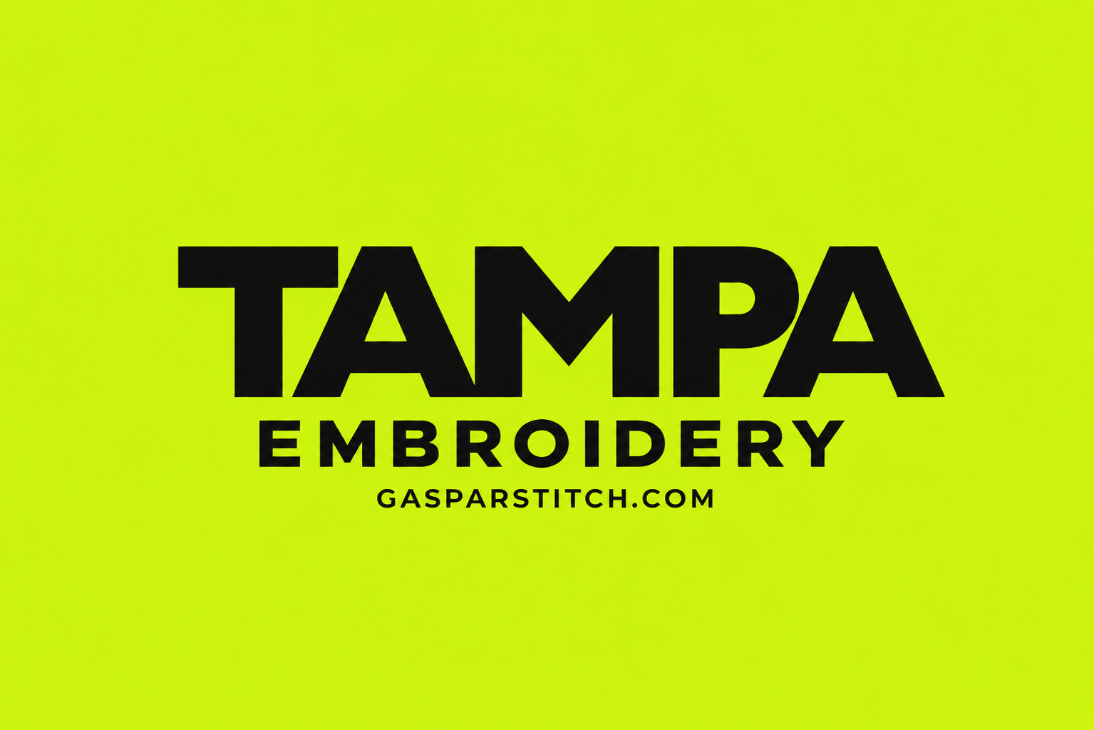 Tampa Embroidery & Custom Apparel | GasparStitch.com