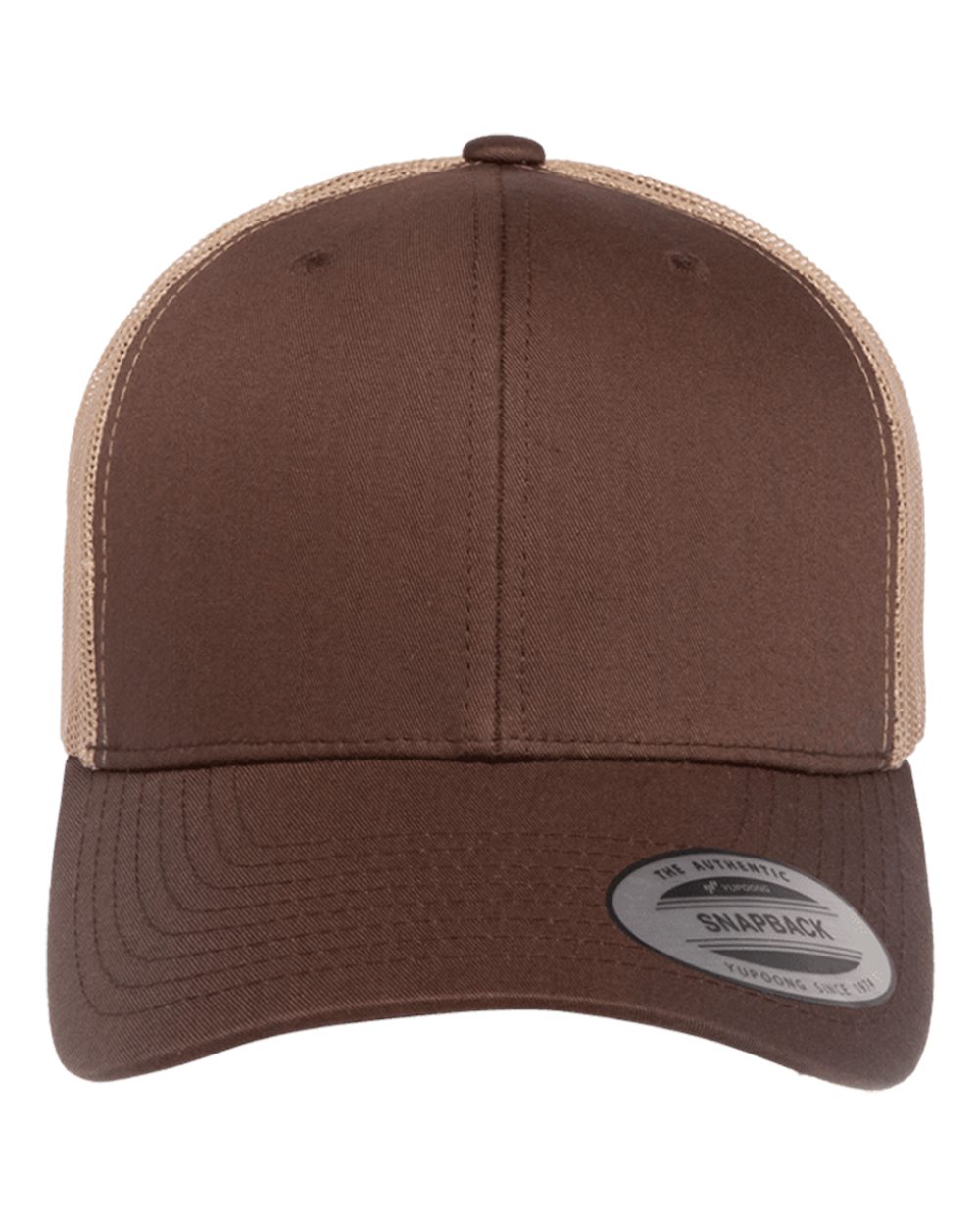 Yupoong 6606 Retro Trucker Hat Free Logo
