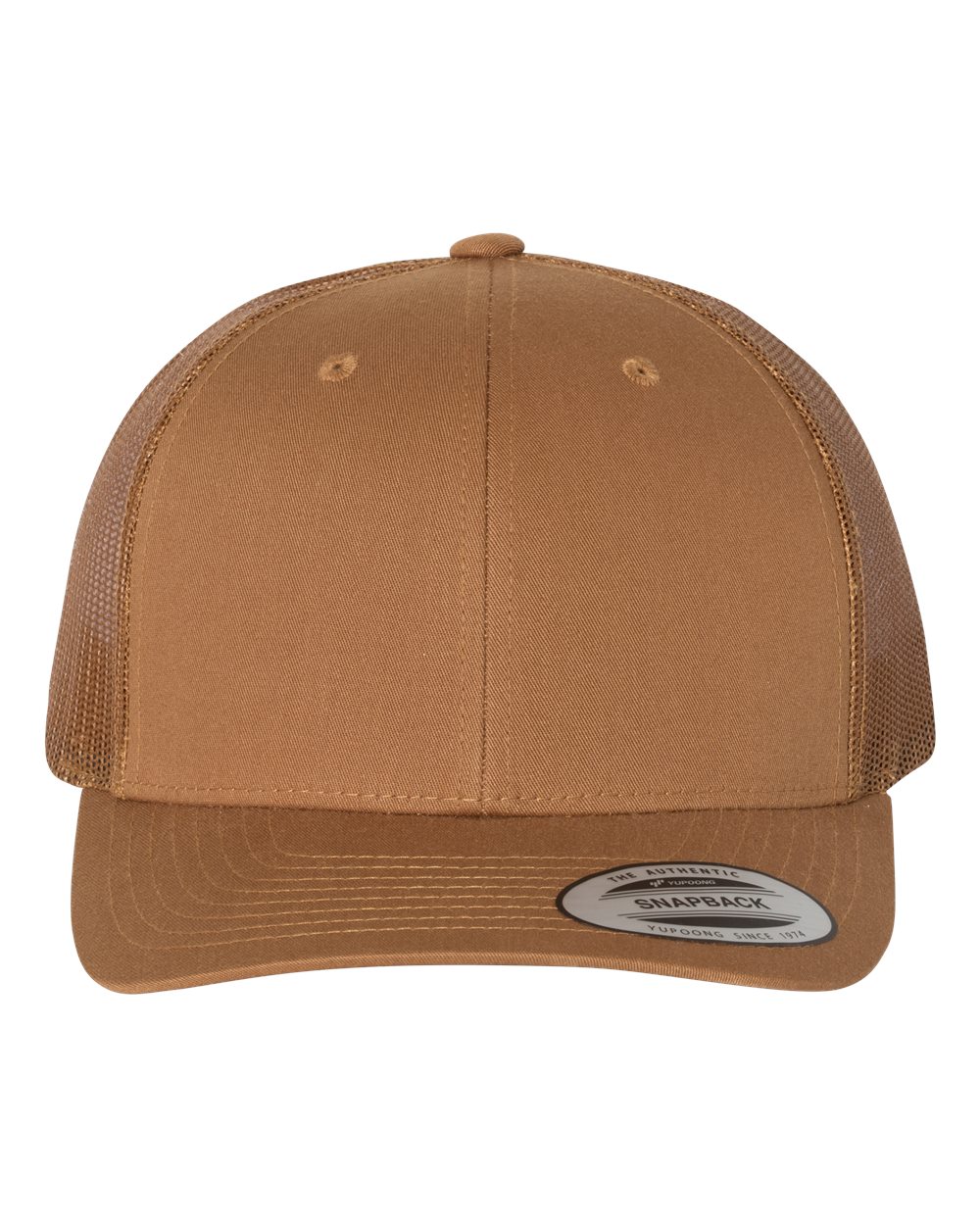 Yupoong 6606 Retro Trucker Hat Free Logo