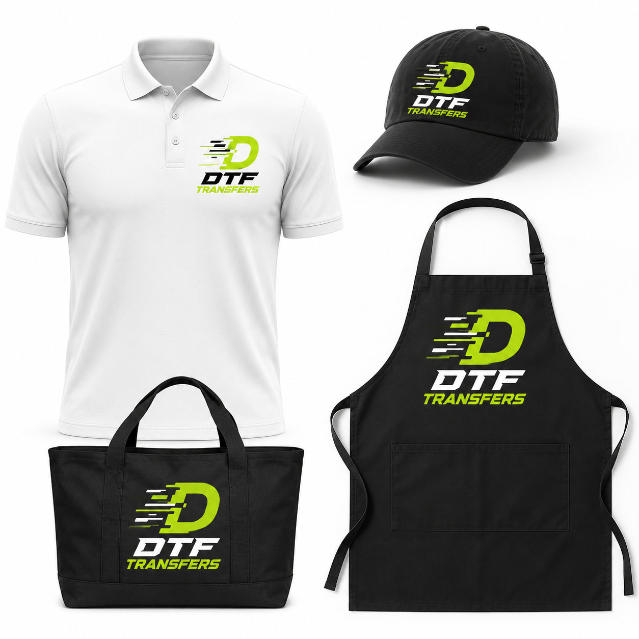 Custom Full-Color Logo Printing | DTF Transfers