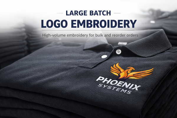Large Batch Logo Embroidery [25-49]