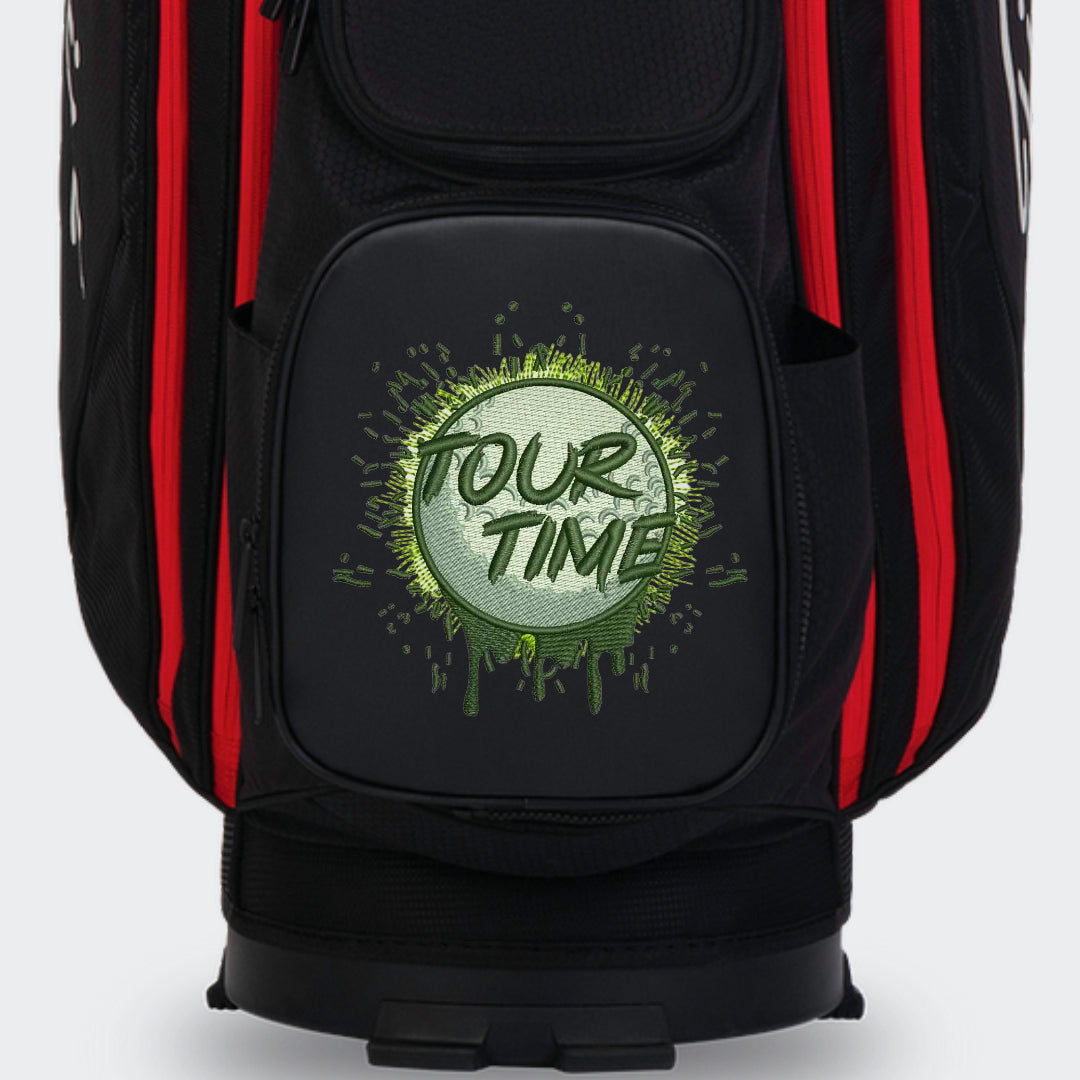 Personalization on Golf Bag GASPARSTITCH.COM