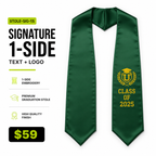 Custom Embroidered Graduation Stole