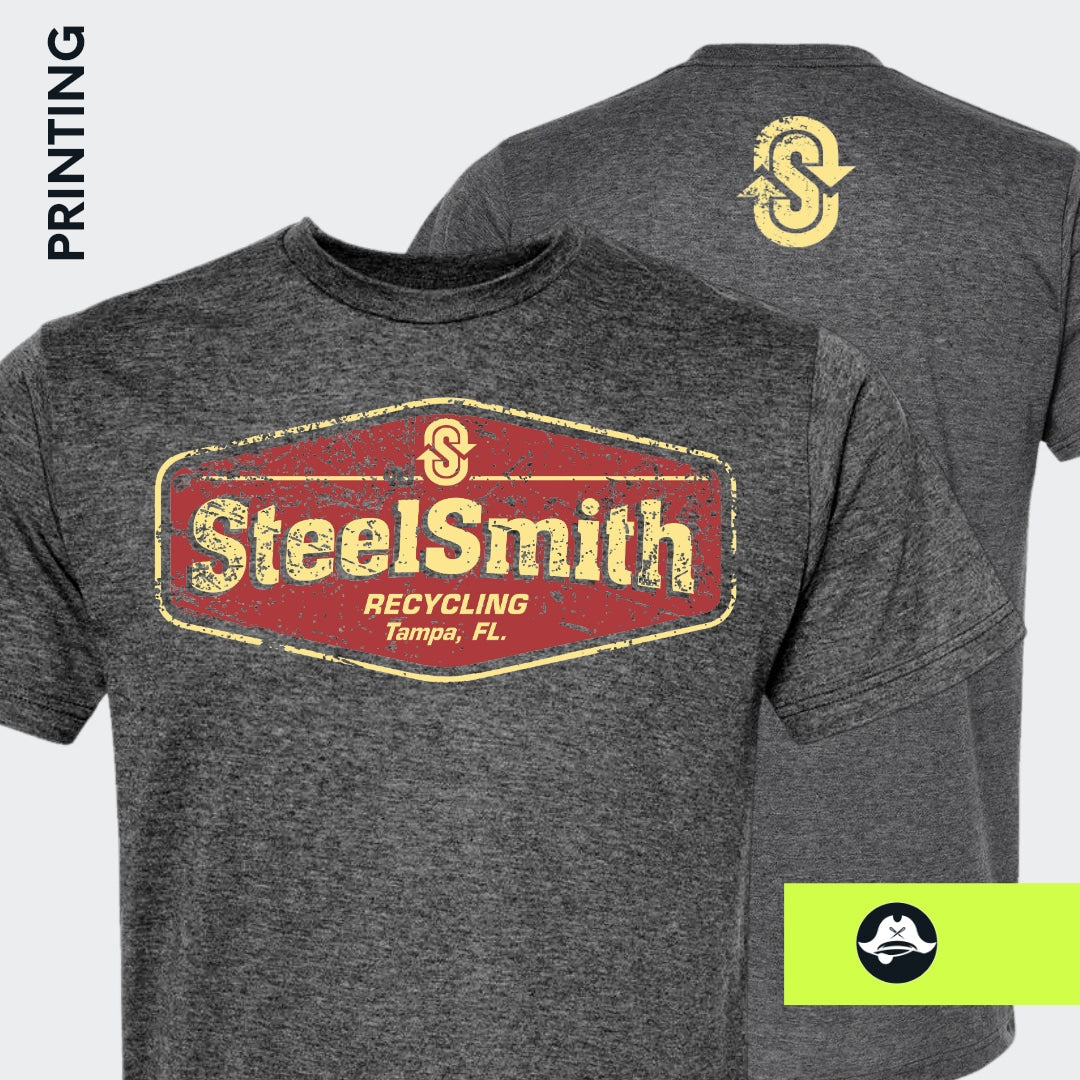 SteelSmith Printed T-shirt GASPARSTITCH.COM