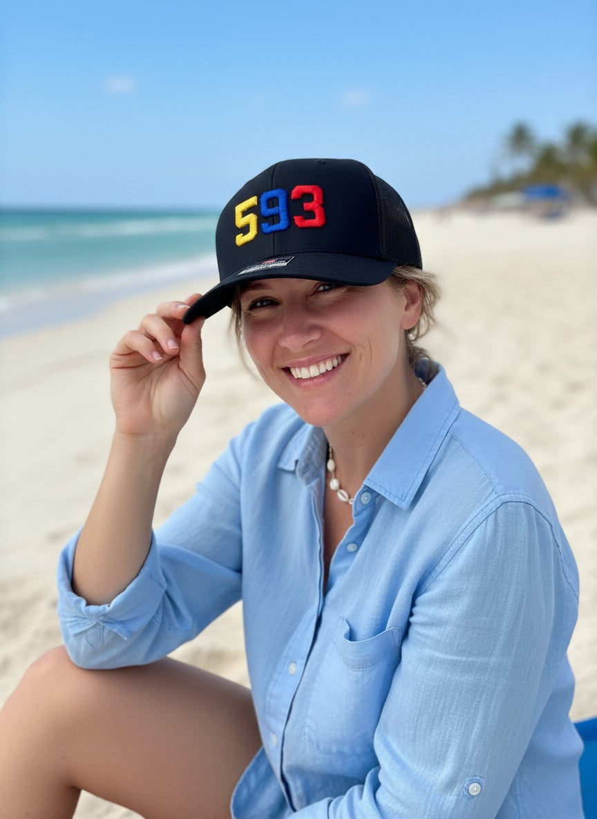 Gorra Ecuador 593 Bordada – FREE SHIPPING