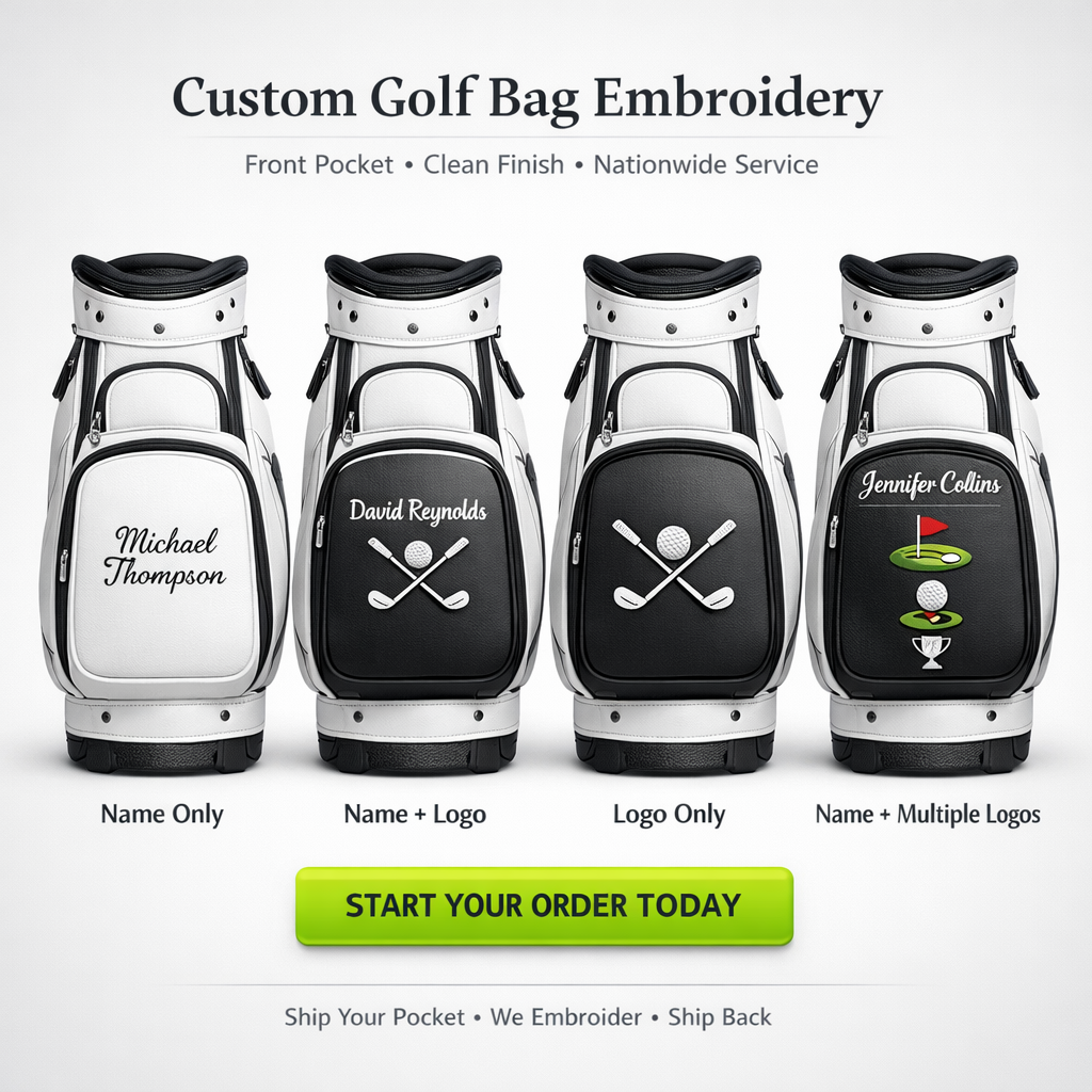 Golf Bag Embroidery