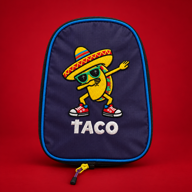 Gaspar Stitch custom embroidered golf pocket