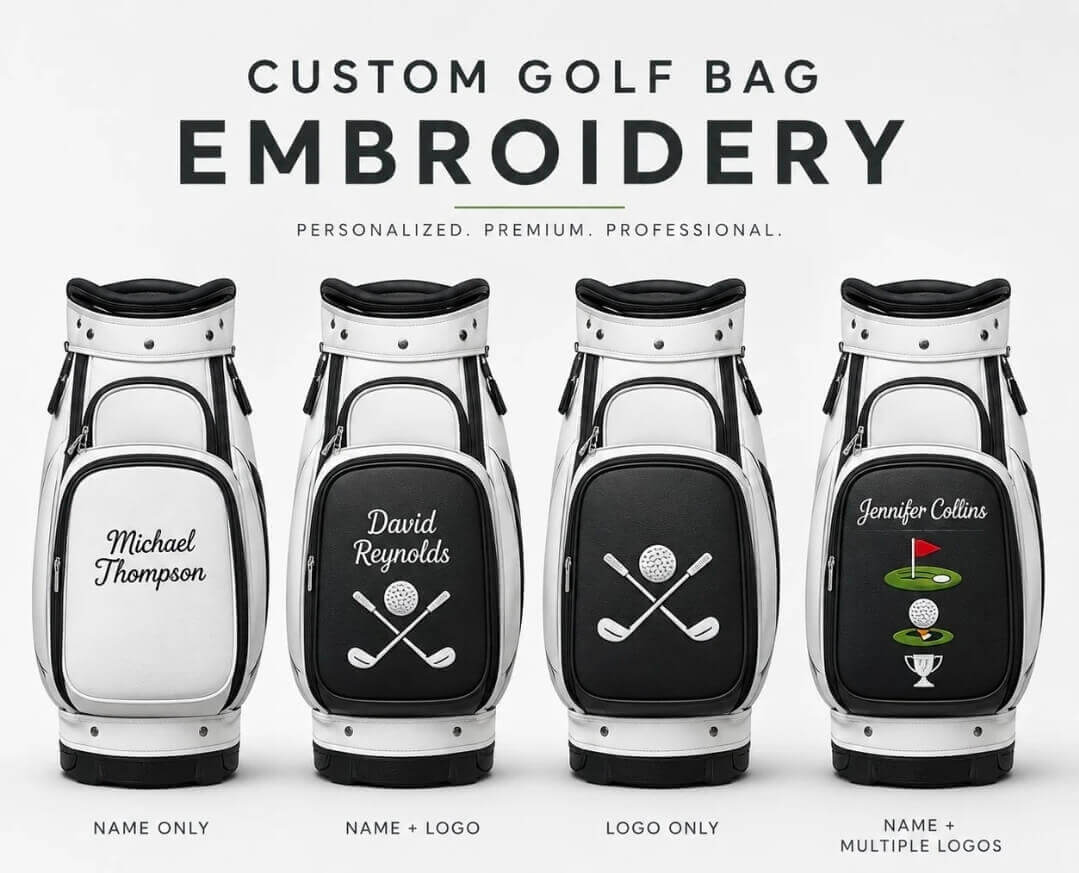 Ball Pocket - 
Nationwide Golf Bag Pocket Embroidery
