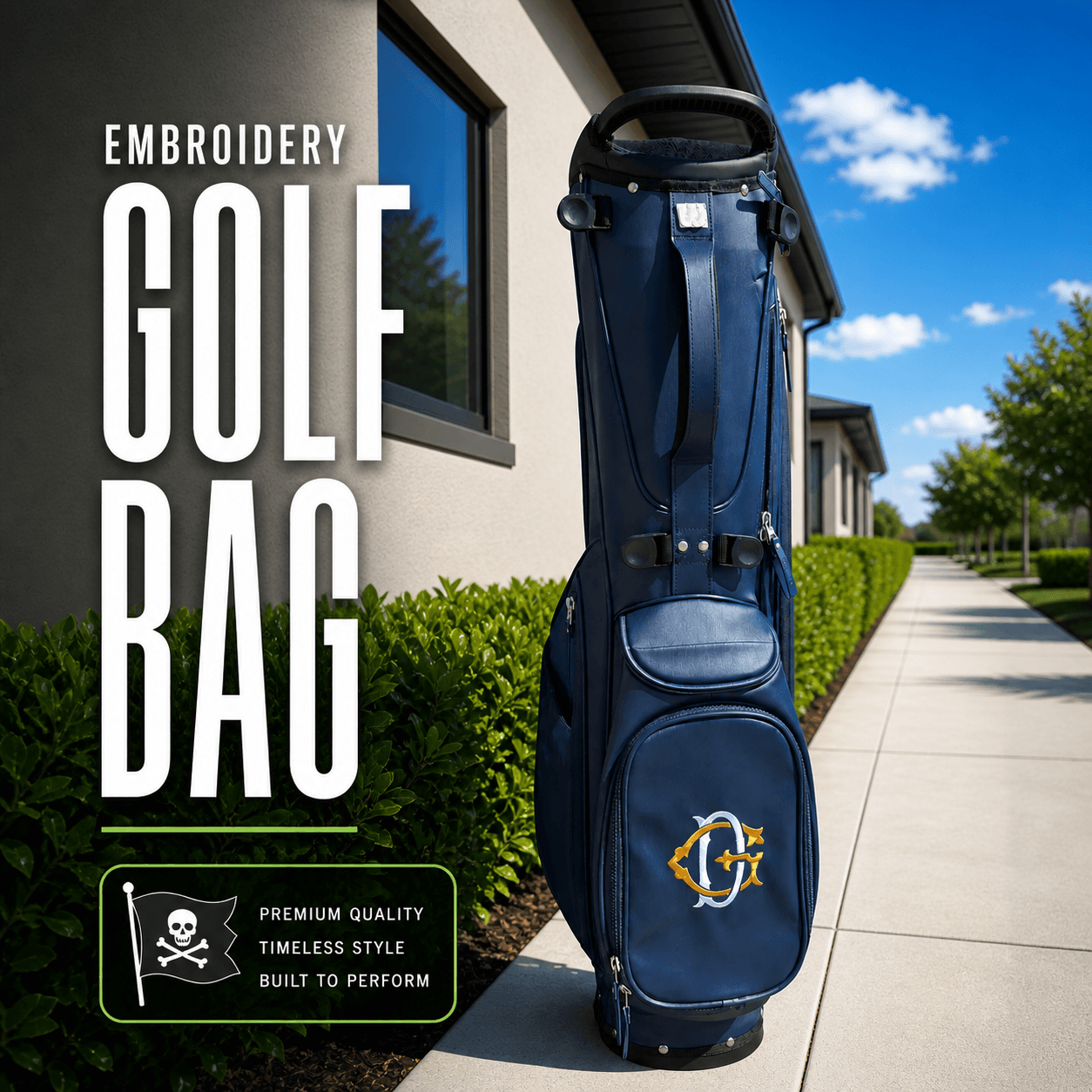 Ball Pocket - 
Nationwide Golf Bag Pocket Embroidery